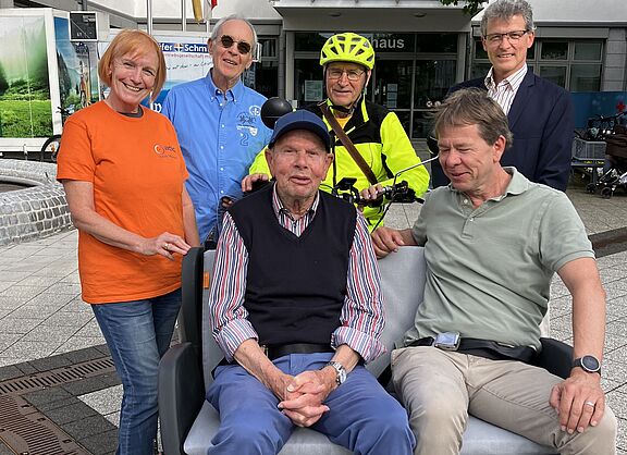 Bereit zur Jungfernfahrt: Rikscha in Sinzheim