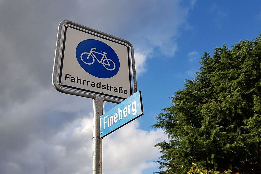 Fahrradstraße in Durmersheim Fahrradstraße bietet Radlern mehr Sicherheit