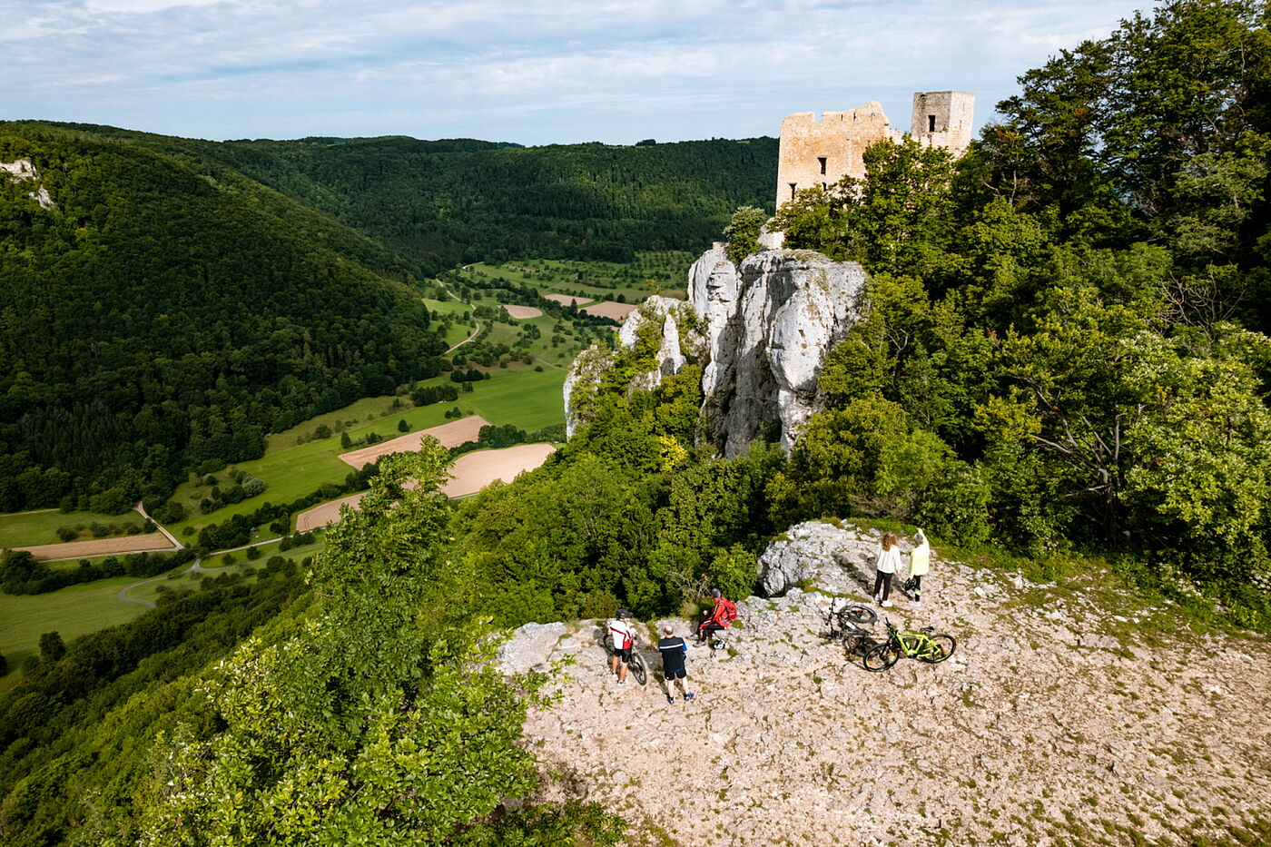 Albtäler Radweg_Ruine Reußenstein Albtäler Radweg_Ruine Reußenstein