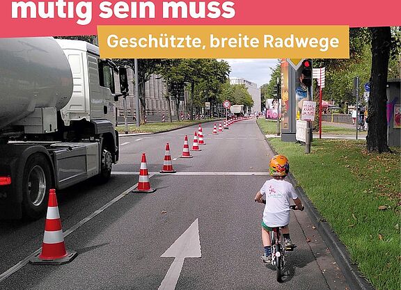 Radwege, für die man nicht mutig sein muss